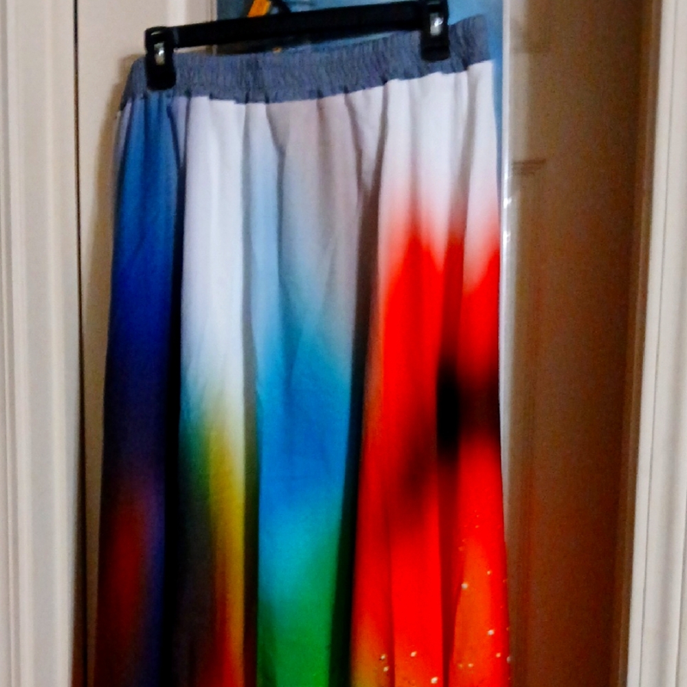 Multicolor Gradient Women's Skirt